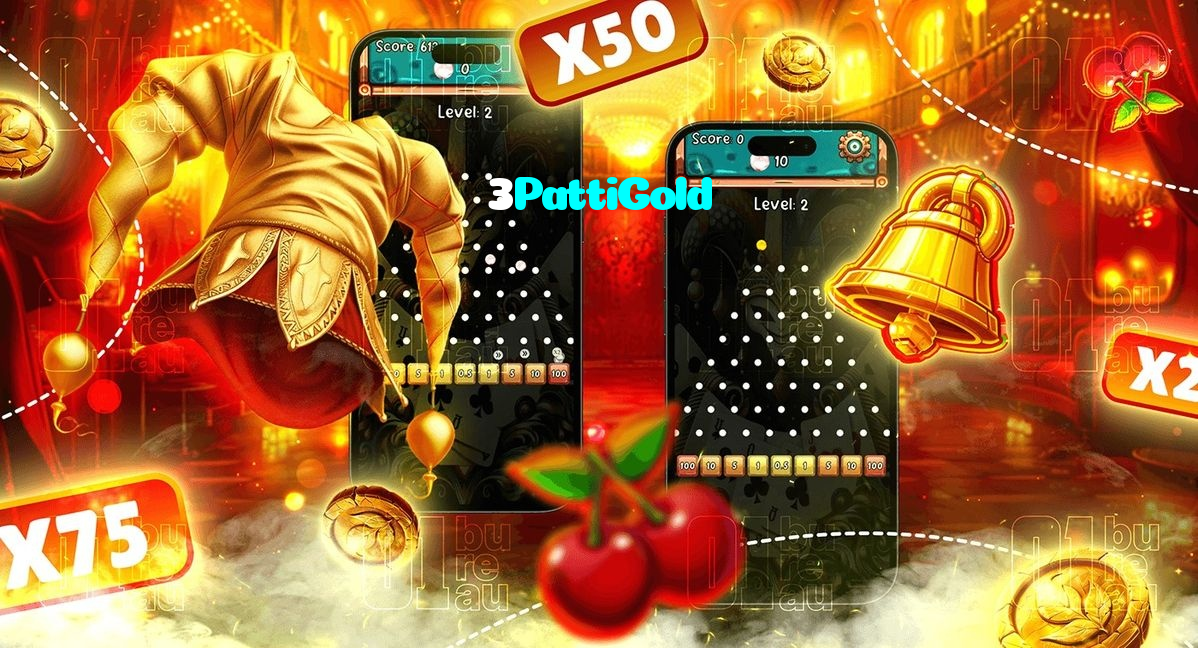 3PattiGold casino presented on mobile device in Pakistan with slots and live games